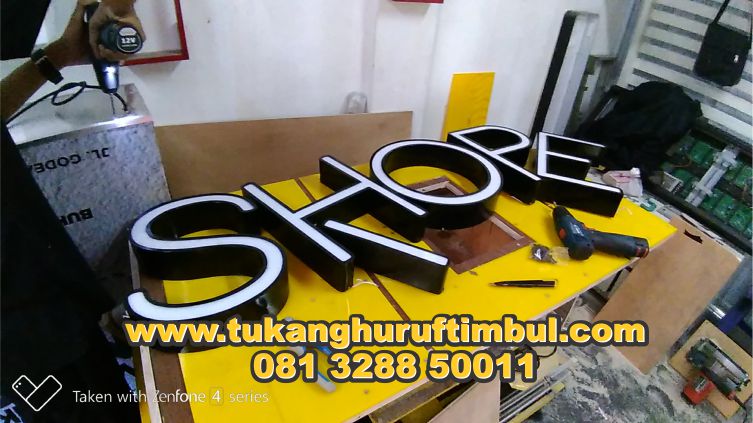 jual letter timbul jogja
